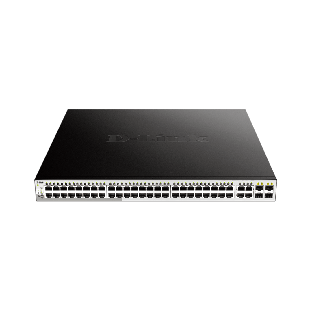 D-Link 48 Port POE Gigabyte Switch Gigabyte DGS121052MP