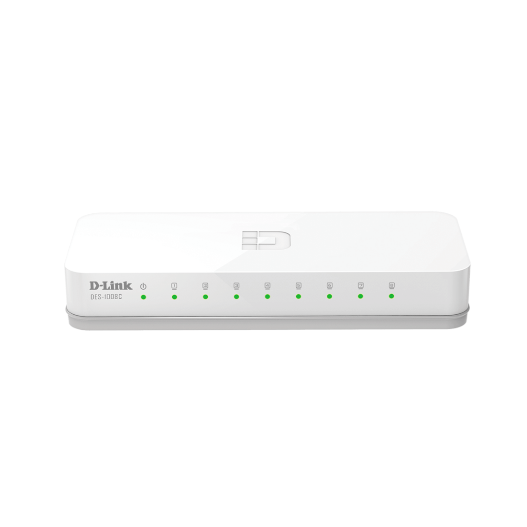 D-Link 8 Port Switch Small Pack DES1008C