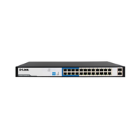 D-Link 24 Port PoE Switch with 2 SFP Ports Long Range 250M DGS-F1026P