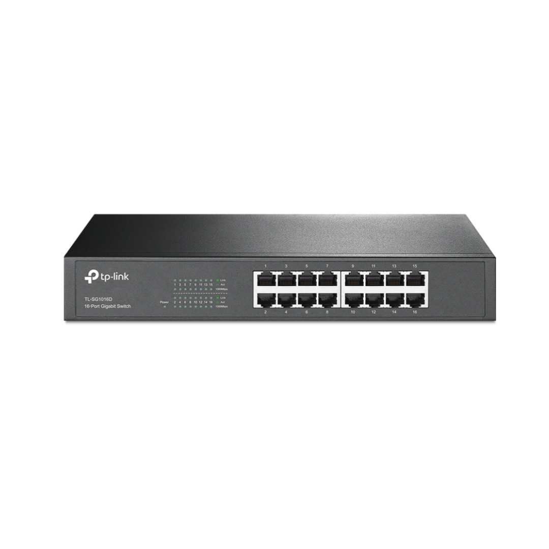 Tp-Link 16 Port Gigabyte Switch SG1016D