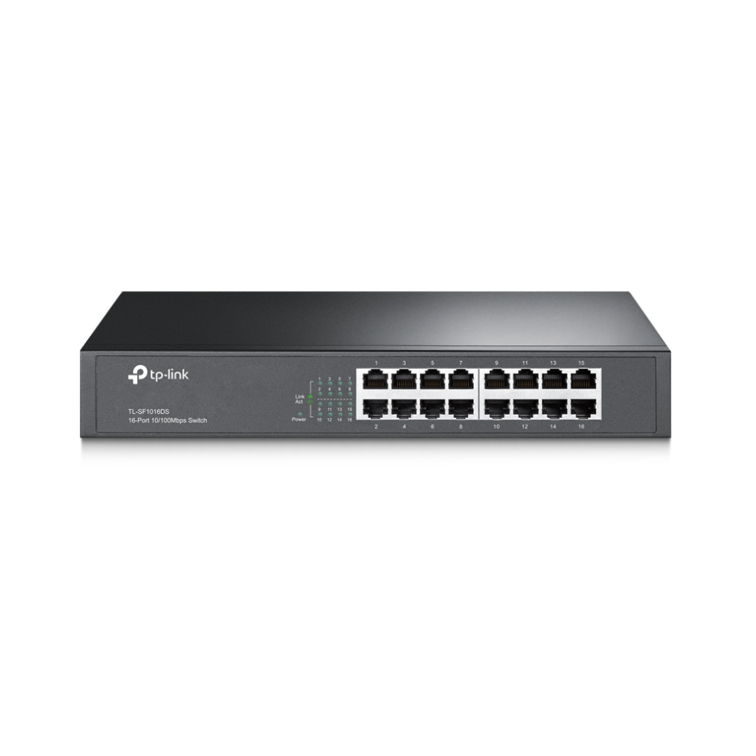 Tp-Link 16-Port 10/100Mbps Desktop/Rackmount 16 10/100M RJ45 ports Switch TL-SF1016DS