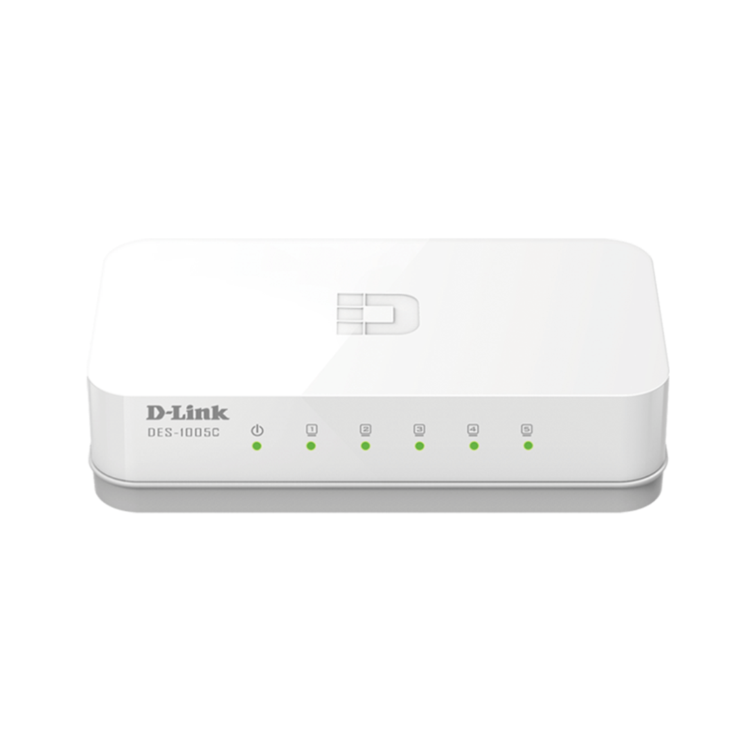 D-Link 5 Port Switch Small Pack DES1005C