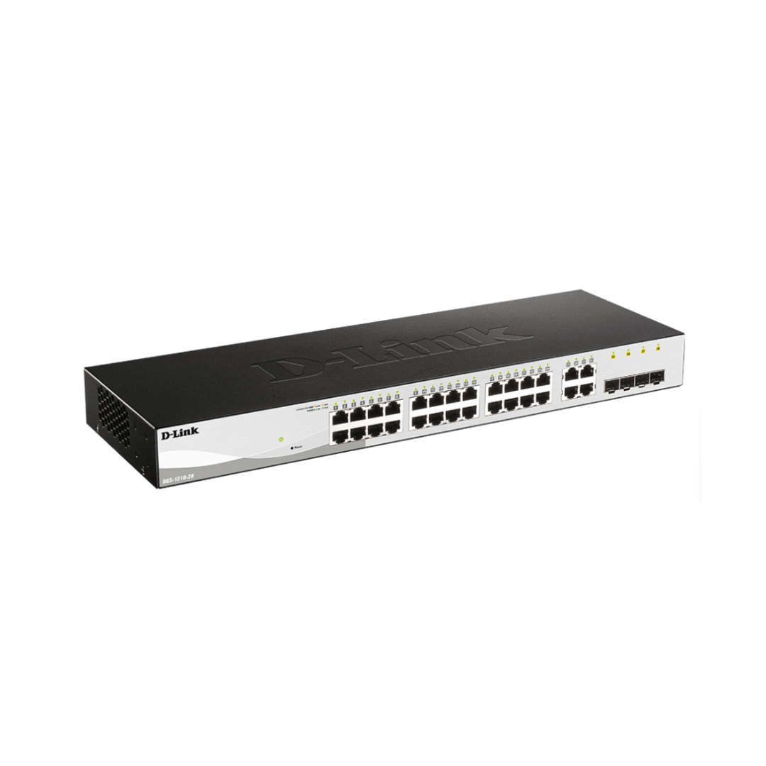 D-Link 24 Port Gigabyte Switch + 4 Port SFP DGS121028