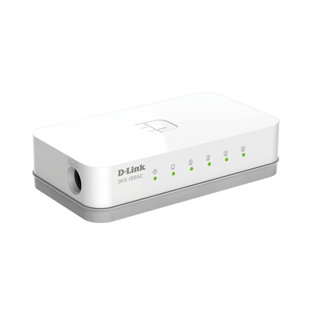 D-Link 5 Port Switch Small Pack DES1005C