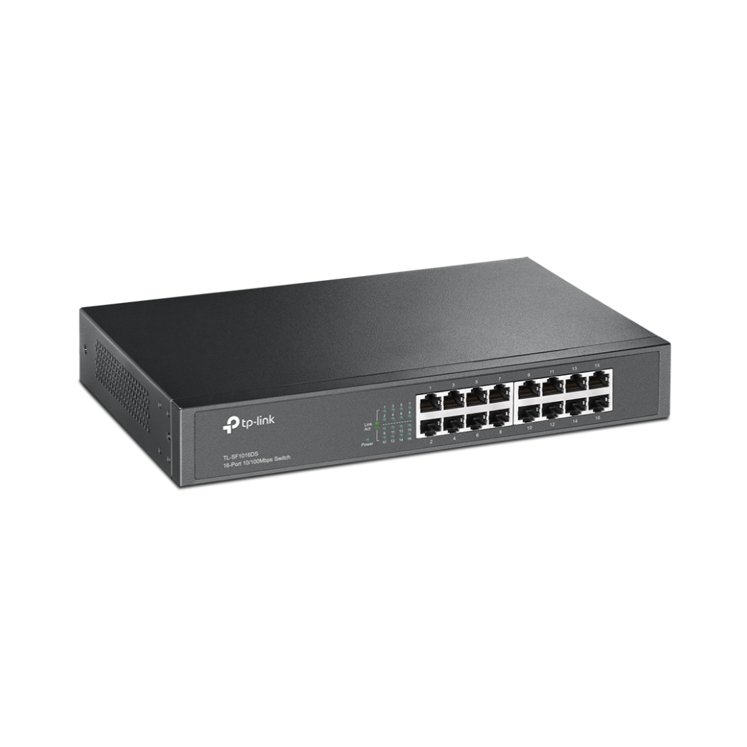 Tp-Link 16-Port 10/100Mbps Desktop/Rackmount 16 10/100M RJ45 ports Switch TL-SF1016DS