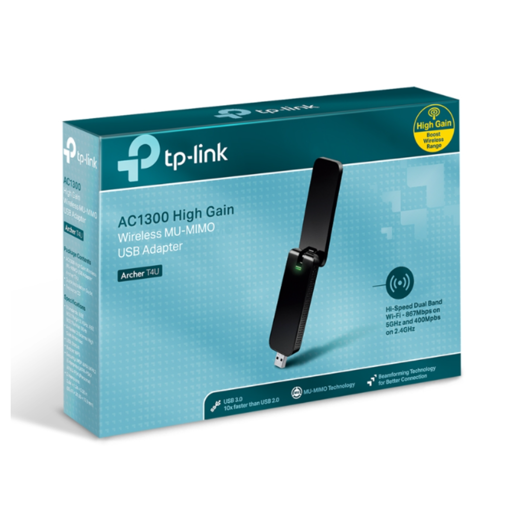 Tp-Link USB Wireless Adaptor Archer AC1300 T4U