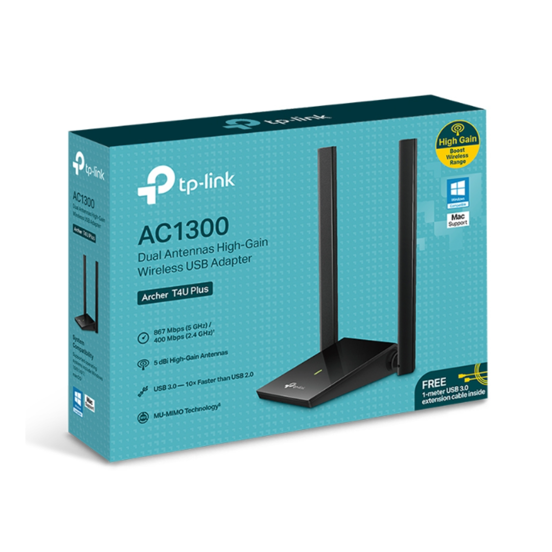 Tp-Link USB Wireless Adaptor Archer AC1300 T4U PLUS