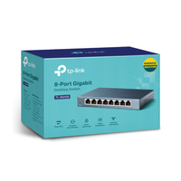 Tp-Link 8 Port Gigabyte Desktop Switch with Steel Case SG108