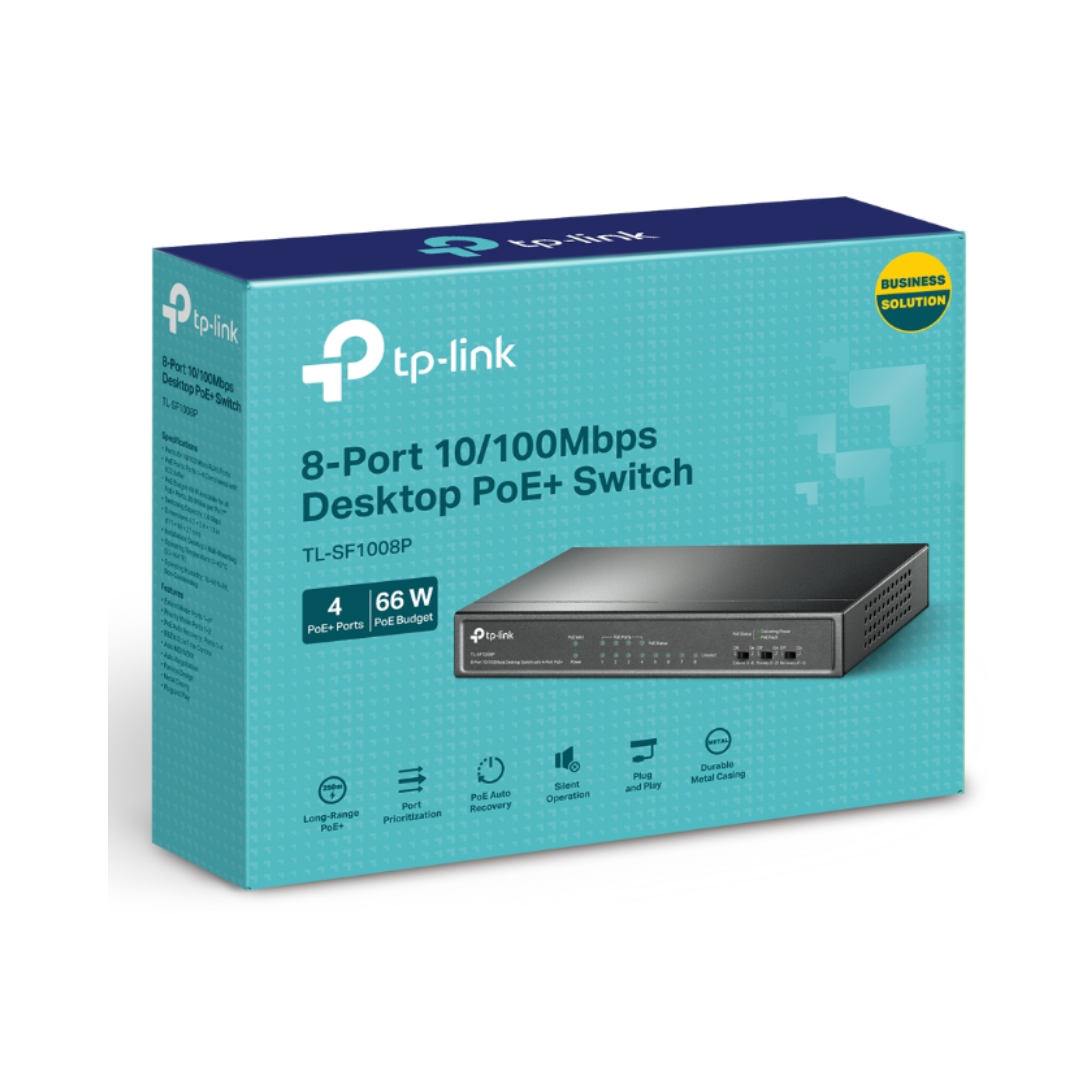 Tp-Link 8 Port POE Switch SF1008P