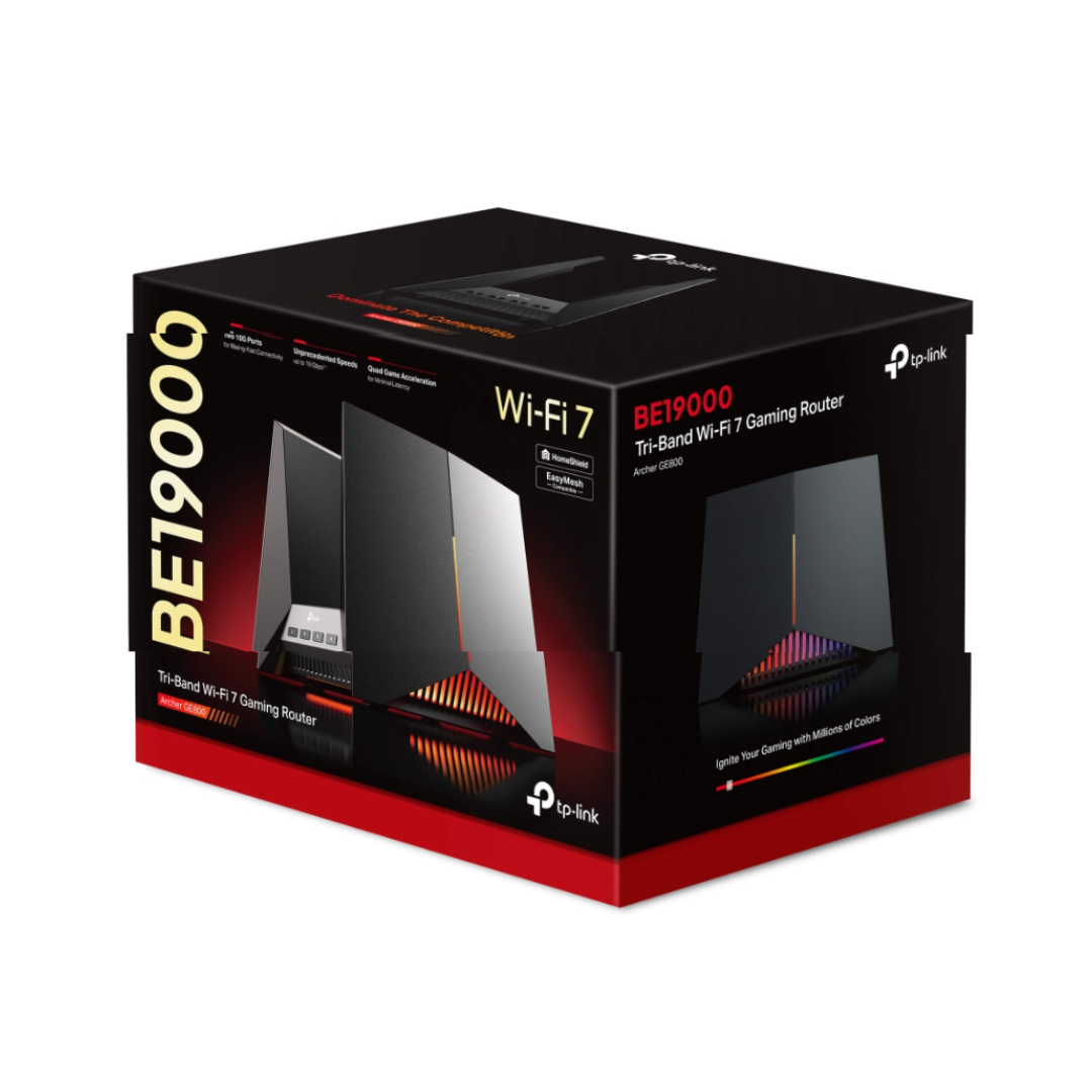 Tp-Link BE19000 Tri Band Wifi 7 Gaming Router Archer GE800
