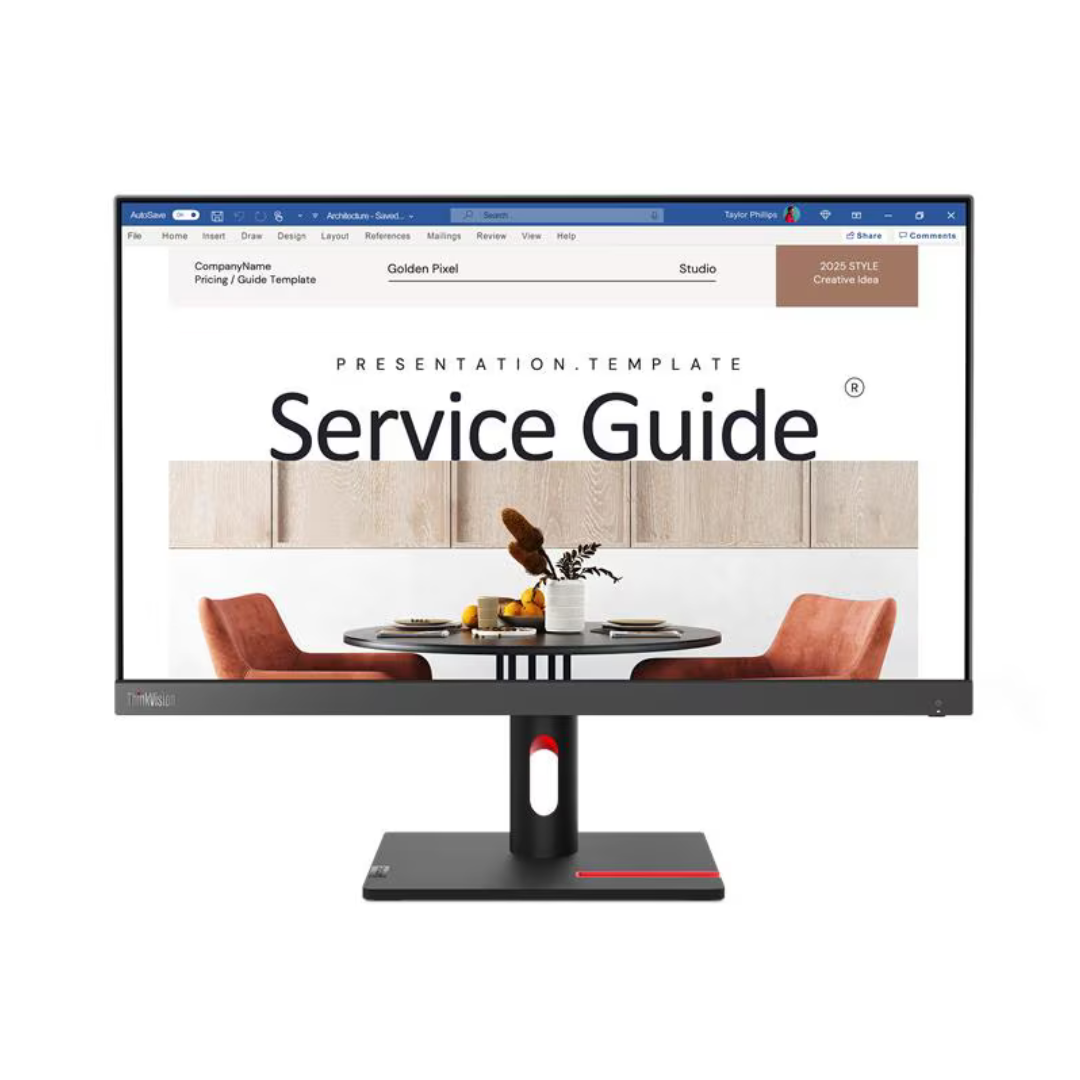 LED Monitor - Lenovo 23.8" ThinkVision S24i-30