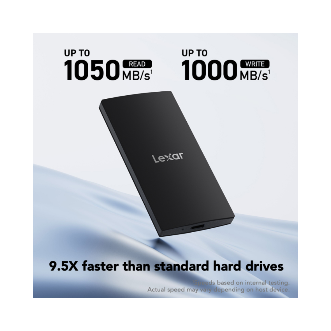 Lexar Portable SSD (1TB / 2TB) SL300 – Ultra-Fast External Storage Drive