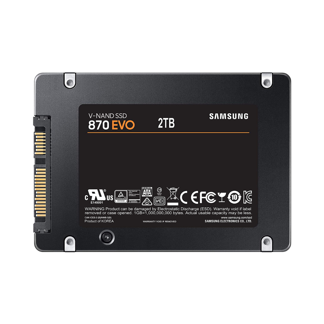 Samsung 2.5” SSD - 2TB EVO870