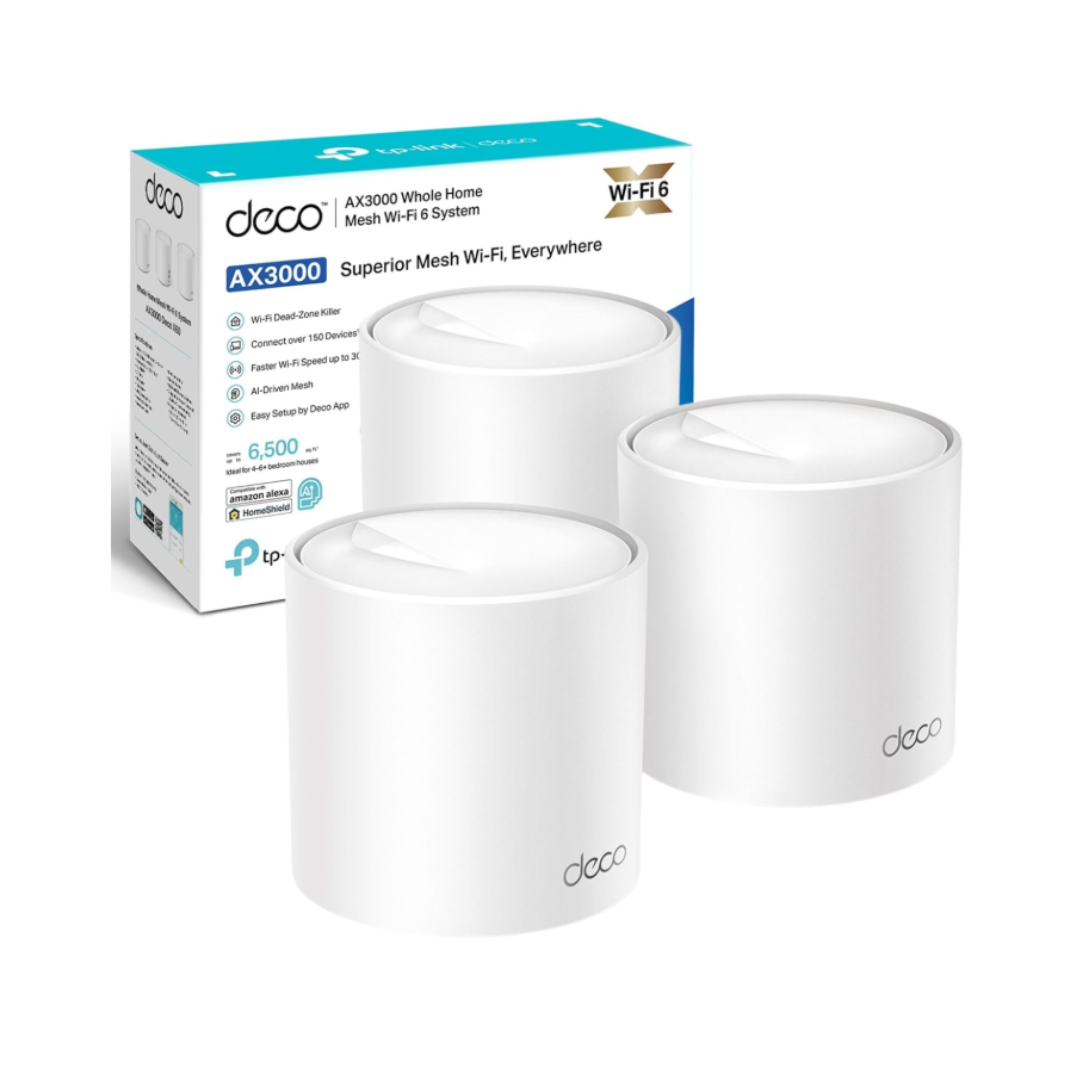 Tp-Link Wireless Router Whole Home Mesh Ax3000 Deco X50(3-Pack)