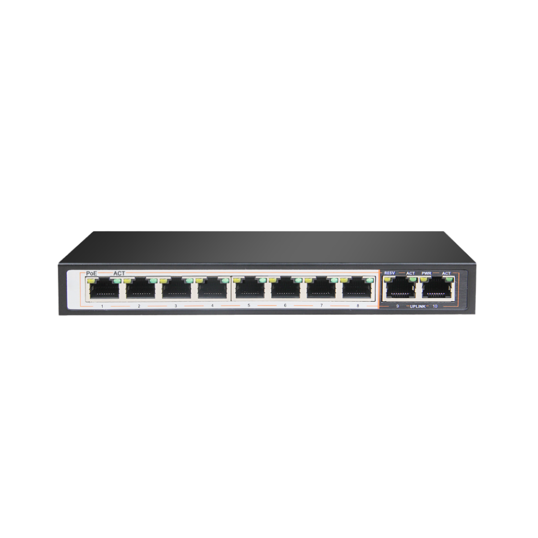 D-Link 8 Port Giga Full POE + 2 Port Giga Switch DGS-F1010P