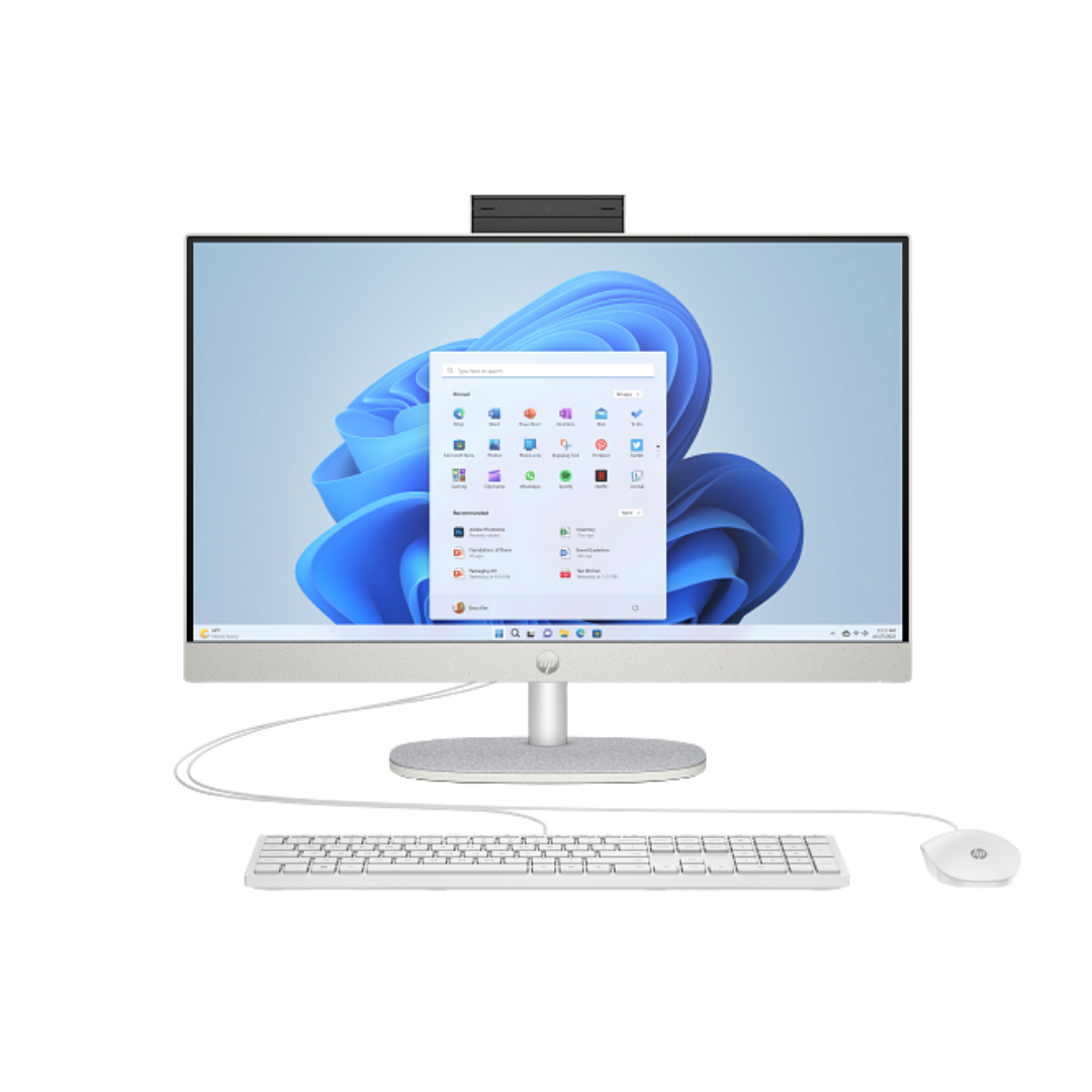 HP Aio i7-13th 16GB 512GB SSD 23.8" Touch DOS 24-CR0255NH White