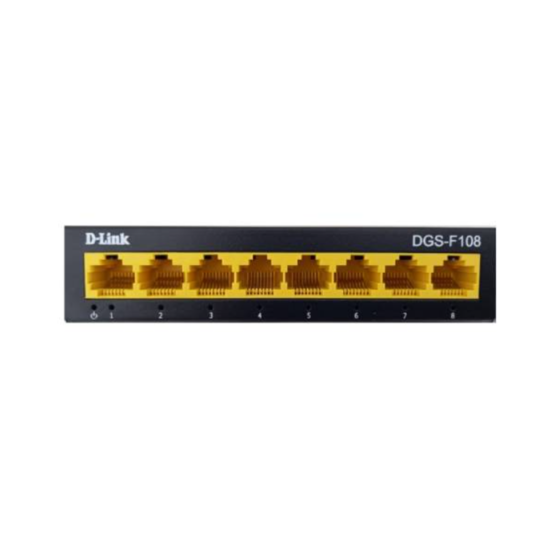 D-Link 8 Port Gigabit Unmanaged Switch DGS-F108