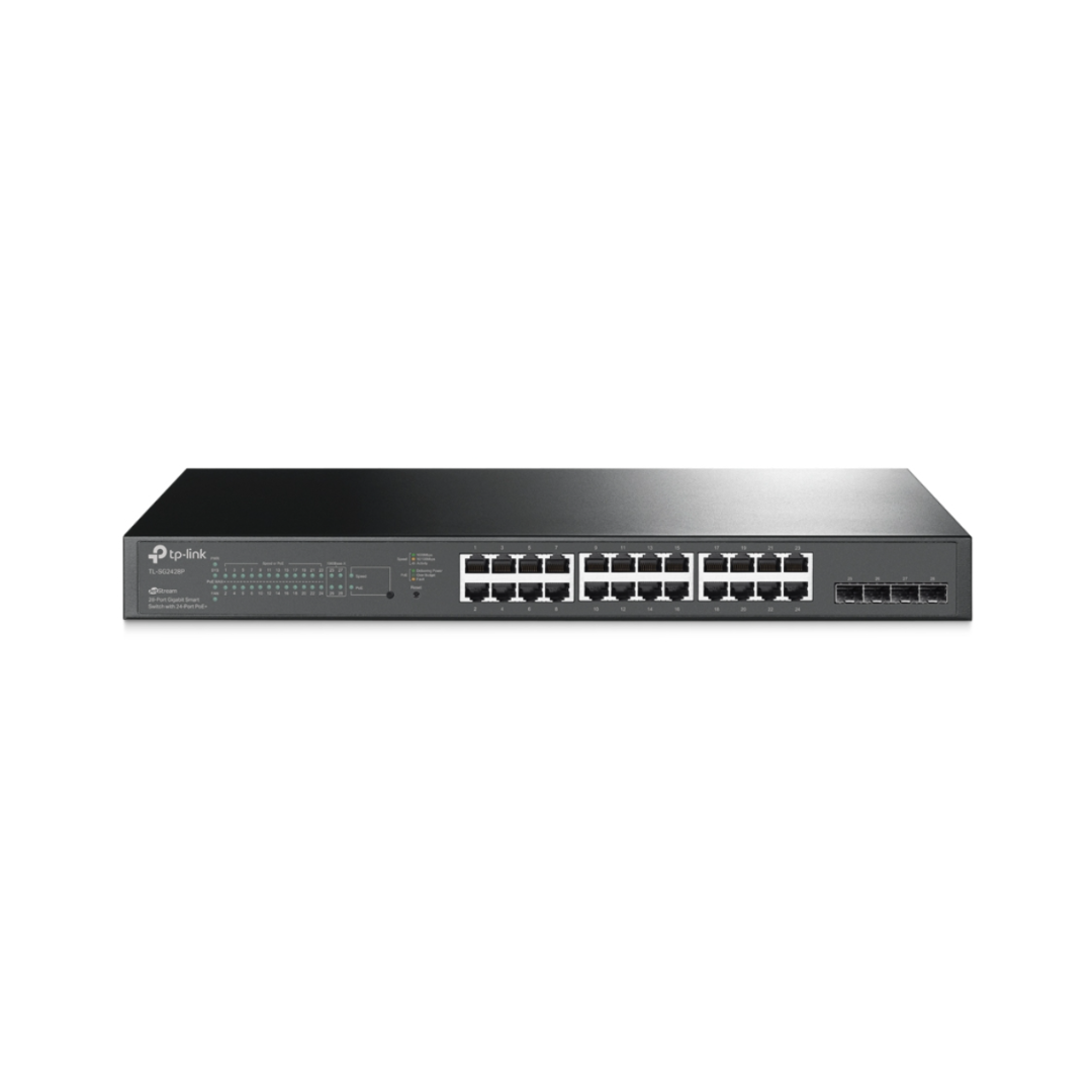 Tp-Link 28Port Gigabit Switch L2+ Managed With 24 port PoE+ SG3428MP