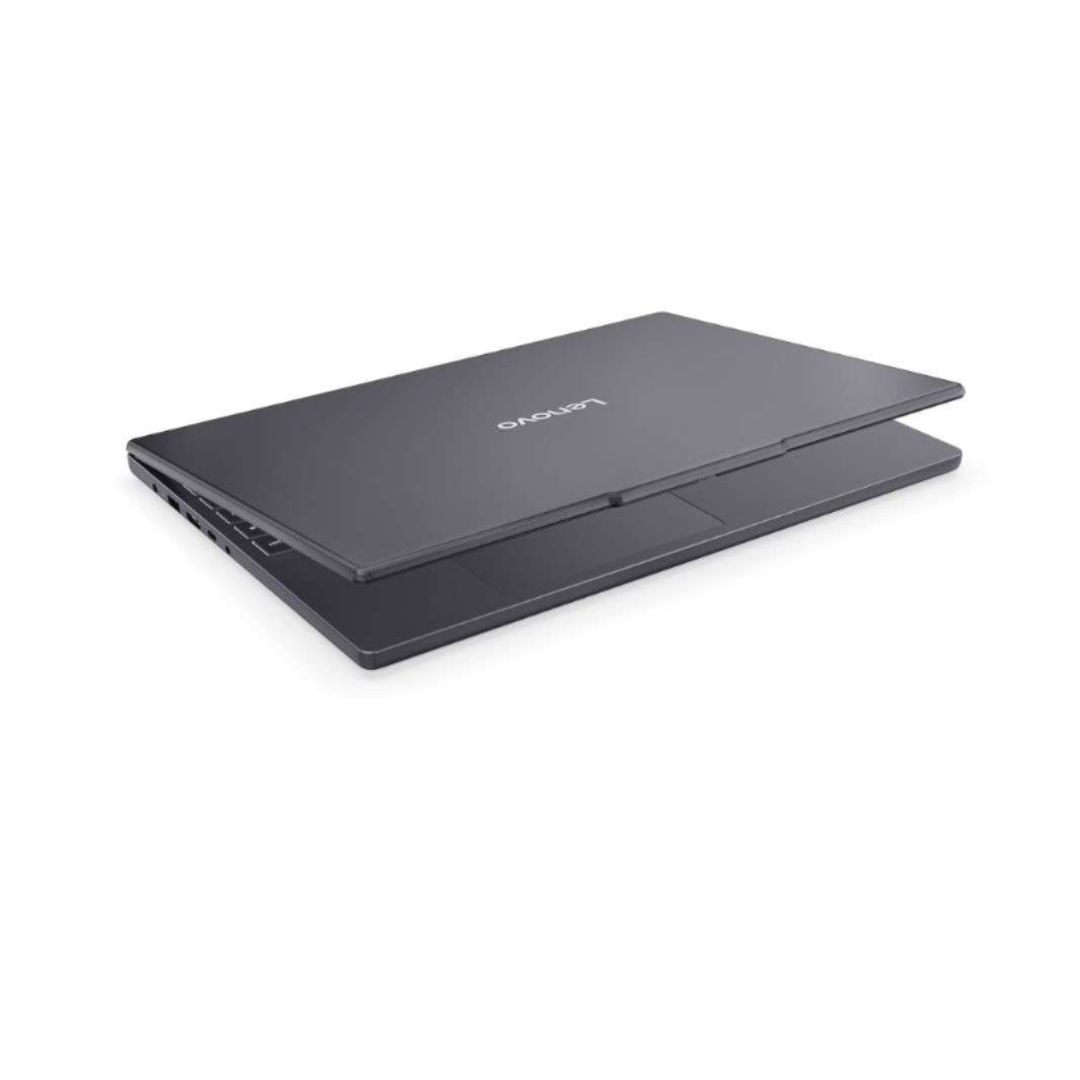 Black laptop on a white background