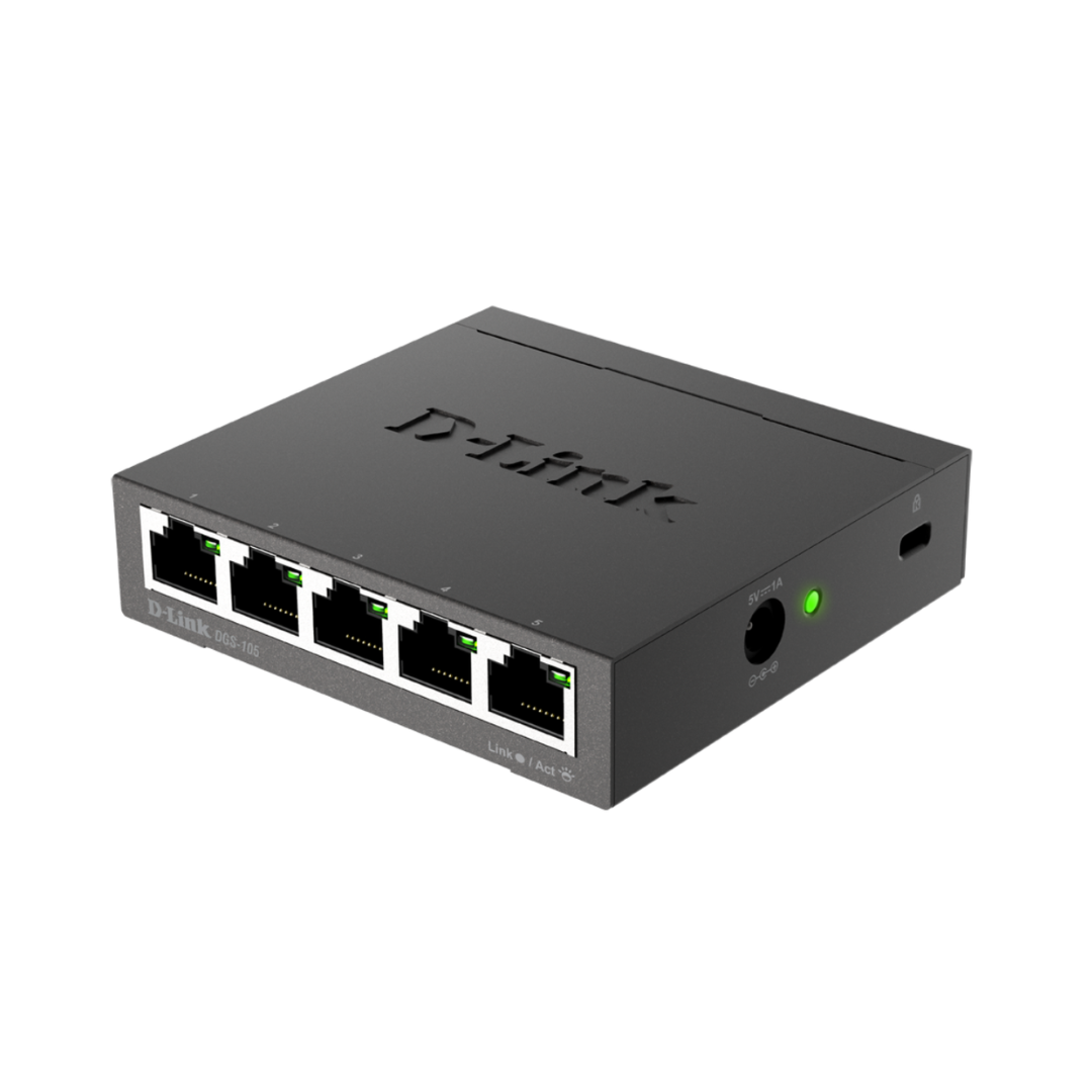 D-Link 5 Port Gigabyte Switch DGS105D