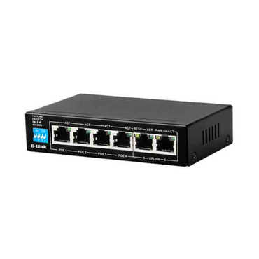 D-Link 6 Port POE Switch DES-F1006P