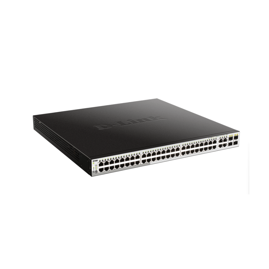 D-Link 48 Port POE Gigabyte Switch Gigabyte DGS121052MP