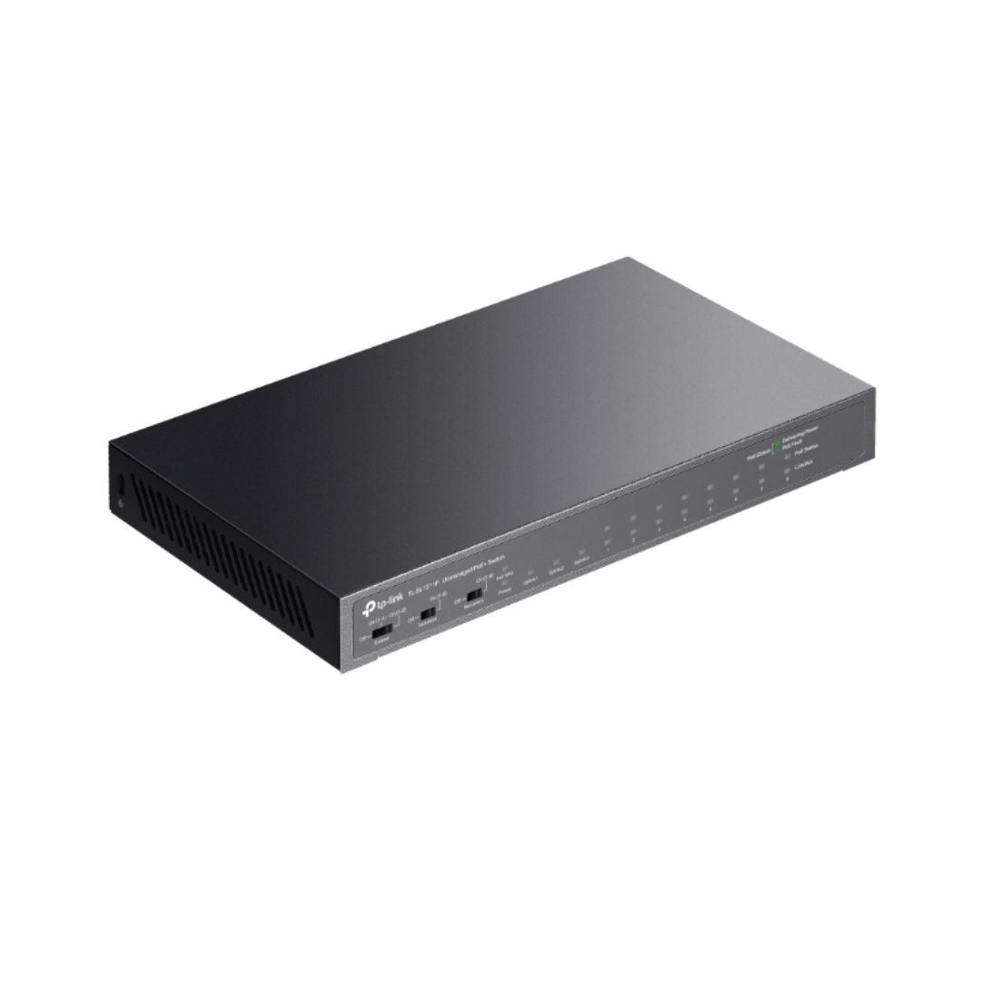 Tp-Link 8-Port 10/100Mbps + 3-Port Gigabit Desktop Switch with 8-Port PoE+TL-SL1311P