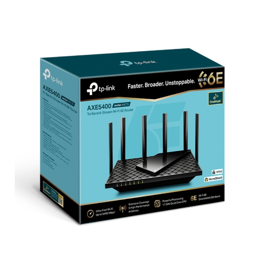 Tp-Link Tri Band Wi-Fi 6E Router Archer AXE75