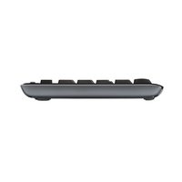 Black keyboard on a white background