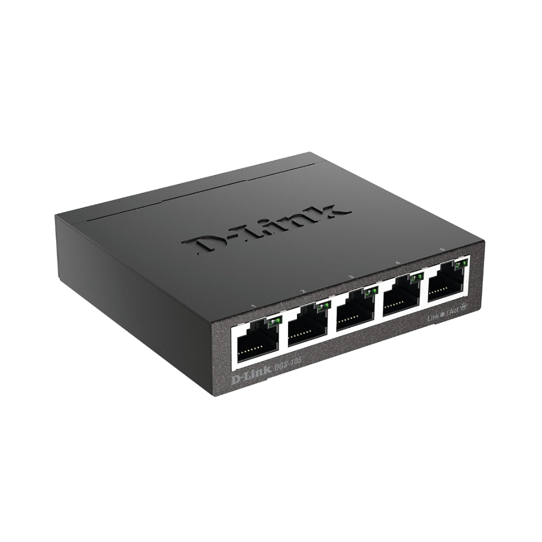 D-Link 5 Port Gigabyte Switch DGSF105