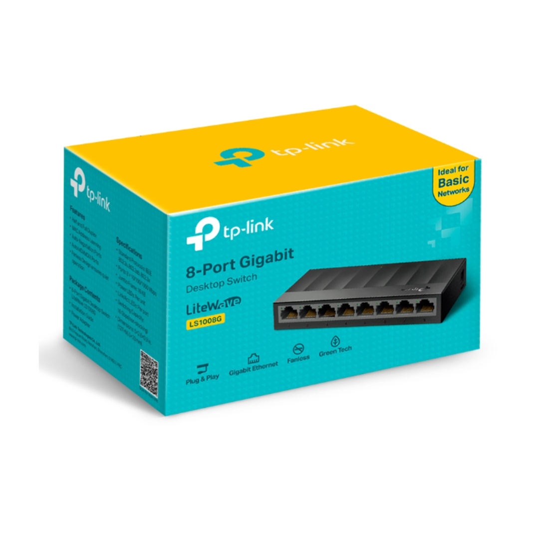 Tp-Link 8port Gigabit Desktop Switch LS1008G