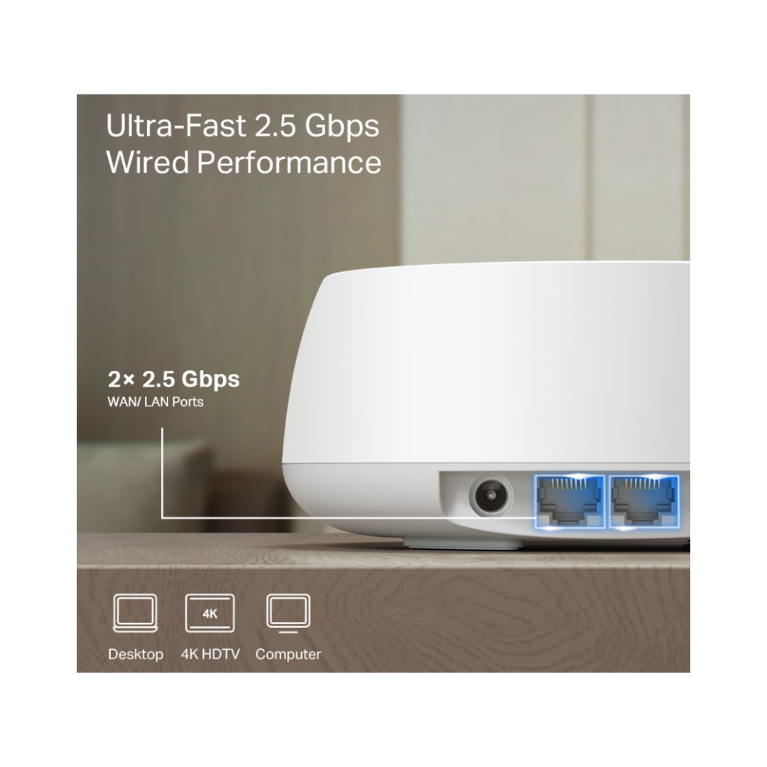 Tp-Link BE3600 Whole Home Mesh Wifi 7 System Deco BE25 (3Pack)