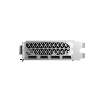 Computer graphics card with a geometric design on a white background