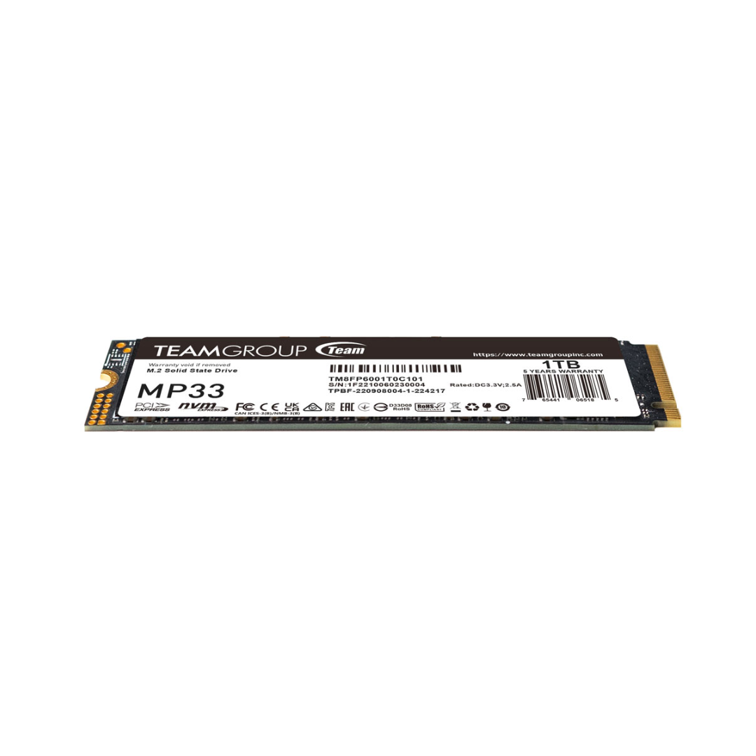 Team Group M.2 SSD- 1TB MP33 Nvme