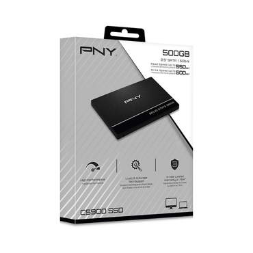 PNY CS900 2.5" SATA III SSD (500GB / 1TB) – High-Performance Internal Drive